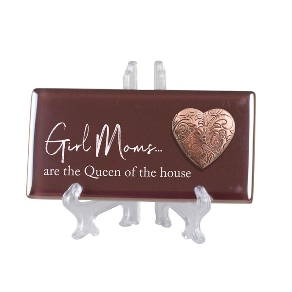 Cottage Garden 4 x 2 in. Girl Moms Are The Queen of The House Ceramic Tile TLGL24BR - main